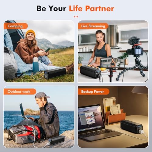 Ultimate AC Outlet Portable Laptop Power Bank – High-Capacity 116 Wh/31200 m Ah Charger with 120 W Output for Laptops, 65 W PD USB-C Fast Charging, Ideal for Travel and Outdoor Adventures, Versatile Connectivity and Lightweight Design