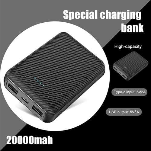 High-Capacity Dual Portable Charger Pack – 20000 m Ah USB-C Power Bank for Rapid Charging – Compact External Battery for All USB Devices – Ideal for Travel, Work & Daily Use
