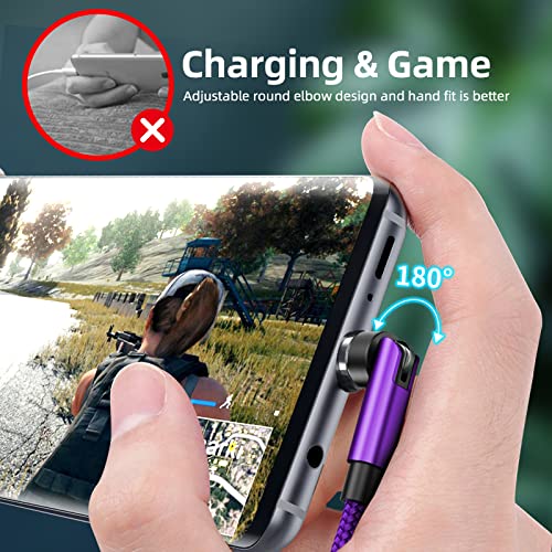 Revolutionize Your Charging with the 540° Magnetic Rotation Cable – 3 in 1 Fast Charger for i Phone, Micro USB & Type C – 4-Pack (3 ft, 3 ft, 6 ft, 10 ft) – Superior Data Transfer & Ultimate Compatibility for Effortless Power Anywhere