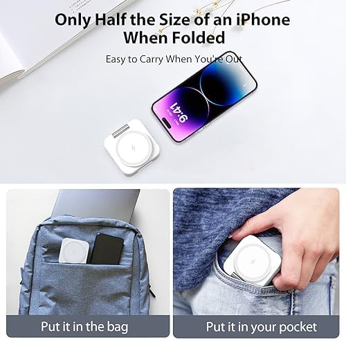 Revolutionary 3-in-1 Fast Wireless Charging Station – Magnetic & Foldable for Seamless Charging of i Phone 16/15/14/13/12/Pro/Max, Apple Watch 9/8/7/6/5/4/3/SE, and Air Pods 3/2/Pro – Compact, Portable, and Efficient 5 W Power Solution for the Modern User