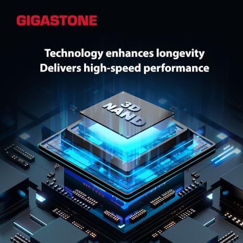 GIGASTONE Z80 512 GB USB 3.2 Gen2 Flash Drive – Lightning-Fast 1000 MB/s Transfer Speeds, Stylish Capless Retractable Design, Durable Carbon Fiber Finish for Ultimate Portability and Reliability – Perfect for Professionals and Everyday Users