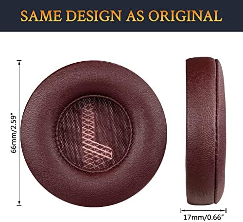 Revitalize Your JBL Live 400 BT Headphones with SOULWIT Premium Replacement Ear Pads – Luxurious Protein Leather & Noise Isolation Foam for Enhanced Comfort and Sound Quality – Easy Installation & Sleek Black Design