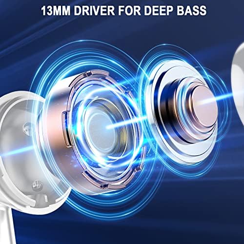 Unleash Premium Sound with Jxrev 2025 Wireless Earbuds – Advanced Bluetooth 5.4 Tech for Effortless Connectivity, Hi-Fi Stereo Audio for Unmatched Clarity, IP7 Waterproof Design for Ultimate Protection, 40-Hour Playtime for All-Day Listening, Enhanced 4-Mic Noise Cancellation for Crystal-Clear Calls, LED Battery Life Indicator for Convenience, Perfect for Active Lifestyles and Daily Use