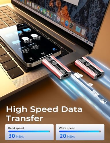 High-Speed 512 GB Flash Drive for i Phone & i Pad – Versatile USB Memory Stick for Effortless Backup of Photos & Videos, Compatible with Android & PC – Plug and Play Convenience, Sleek Red Design for Modern Tech Lovers