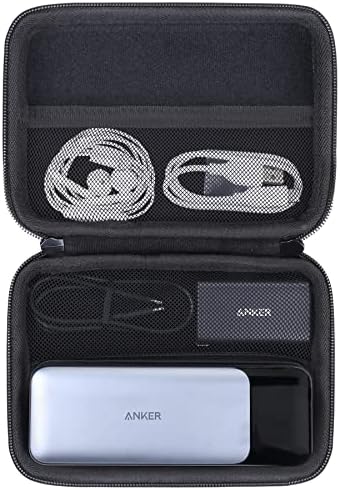 Khanka Premium Hard Case for Anker 737 Power Bank (Power Core 24 K) – Ultimate Protection & Portability for 24,000 m Ah Charger – Shockproof, Compact Design with Accessory Pocket and Soft Lining – Travel-Ready Power Bank Case