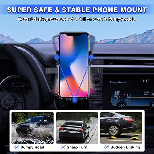 Optimize Your Driving Safety with the Karltys F150 Air Vent Phone Holder – Ideal for 2015-2020 Ford F-150 | Hands-Free Mount Compatible with 4-7 Inch Smartphones | Effortless Installation & Robust Stability for Reliable Navigation on the Go