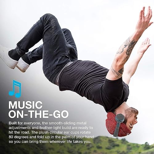 JLab Studio ANC On-Ear Wireless Headphones – Premium Bluetooth 5 Technology with 34+ Hours Playtime, 28+ Hours Active Noise Cancellation, Customizable EQ3 Sound Profiles, Luxurious Faux Leather & Cloud Foam for Ultimate Comfort – Perfect for Commuters and Home Relaxation