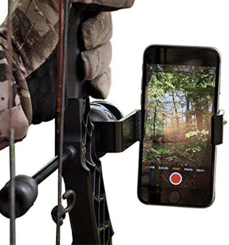 Ultimate Smartphone Camera Bow Mount for i Phone, Samsung, Go Pro – Quick-Release, Adjustable, and Lightweight for Seamless Outdoor Filming and Photography Adventures