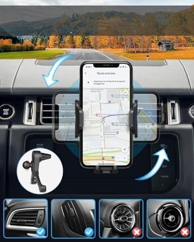 Ford-Compatible Adjustable Car Phone Holder Mount – Ultimate Accessory for F150, Maverick, Bronco, Ranger, Explorer & More – Secure Stability for Hands-Free Navigation & Calls – Ideal for Safety-Conscious Drivers Seeking Effortless Convenience and Efficiency