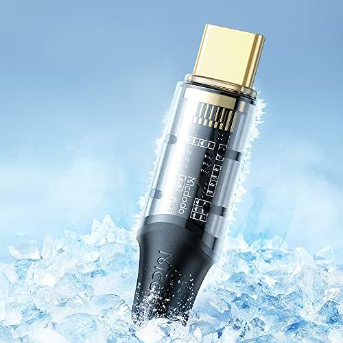 Elevate Your Charging Experience with the mcdodo 100 W USB C to USB C Fast Charging Cable – 5 A Power Delivery, 480 Mbps Data Transfer, and LED Display for Instant Status – Durable Nylon Braided Design for i Pad, Mac Book Pro/Air, Samsung Galaxy, Pixel, LG Android, PS5 – Unmatched Speed and Compatibility for Professionals and Gamers