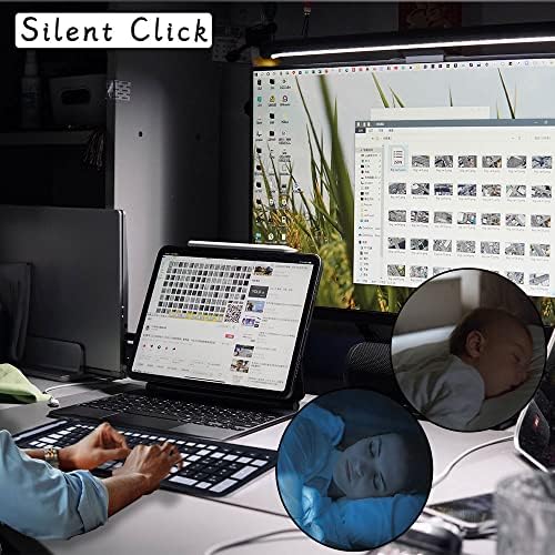 Portable 2.4 G Wireless Silicone Keyboard – Flexible, Rollable, and Waterproof Design for On-the-Go Typing – Full Size 107 Keys for Laptop, PC, and Notebook – Lightweight, Dustproof Travel Companion for Effortless Typing Anywhere