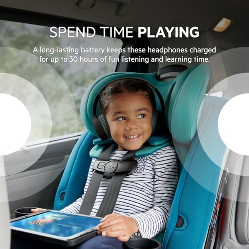 Belkin Sound Form Mini Kids Wireless Bluetooth Headphones – Safe 85 d B Volume Control, 30-Hour Playtime, Built-In Microphone – Lightweight On-Ear Style for i Phone, i Pad, Fire Tablet & More – Ideal for Learning, Entertainment & Safe Listening