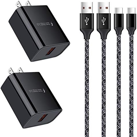 Ultra-Fast Quick Charge 3.0 Wall Charger for Samsung Galaxy Devices & Moto G Power 2025 – High-Speed USB-C Charging Block with Durable Type-C Cable – Compact, Efficient & Compatible with Multiple Models for Optimal Performance