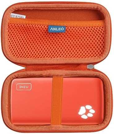 Anleo Premium Hard Shell Travel Case for INIU 10000 m Ah Power Bank – Ultimate Protection with Impact Resistance & Stylish Blue Design for On-the-Go Charging Solutions