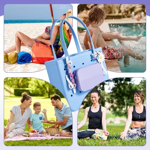 Yofidra Premium Universal Silicone Phone Holder for Bogg Bags – Effortless Mobile Accessory for Beach Adventures – Lightweight, Durable Design for Most Smartphones – Quick Installation for Hassle-Free Travel