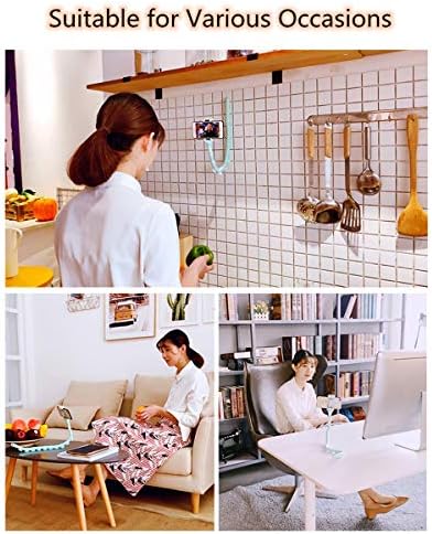 Cute Worm Cell Phone Holder, 360 Degree Rotating Bendable Flexible Phone Mount with Suction Cup Creative Phone Bracket for iPhone, Samsung, LG, Nexus, Nokia and More – Enhanced Compatibility and Speed