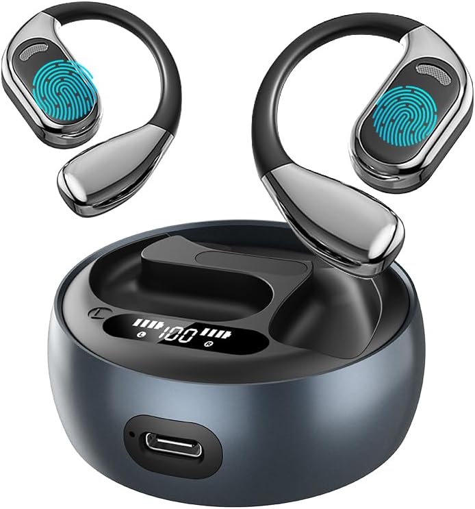 AI-Powered 144-Language Bluetooth Earbuds: Advanced Noise-Canceling Headphones for Effortless Communication in Any Setting, Ideal for i OS & Android Users, Waterproof Design for Enhanced Durability and Comfort During Travel