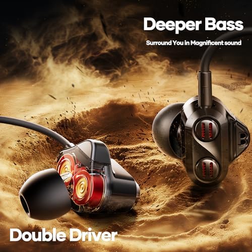 Linklike IPX7 Waterproof Bluetooth Neckband Headphones – 100-Hour Playtime Wireless Earbuds with Superior HD Sound Quality and 4 Dynamic Drivers – Ideal for Active Lifestyles, Running, Gym, and Outdoor Use – Seamless Device Compatibility and Secure Comfort Fit