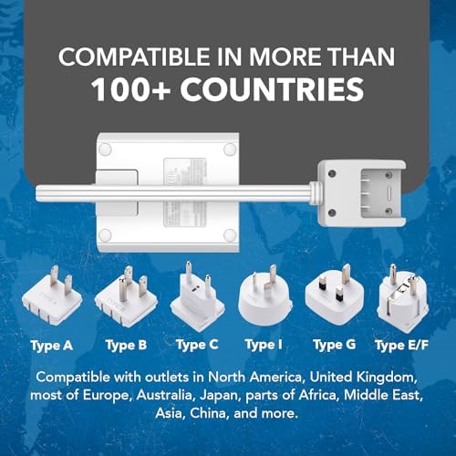 OREI 12-Pack USA to Europe Type E/F Schuko Plug Adapter – Essential Travel Converter for Effortless Device Charging in Germany & France – CE Certified, Compact Power Solution for Mobile Laptops, Phones & Camera Chargers – Ultimate Travel Connectivity Tool for Global Wanderers