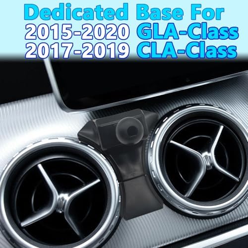 TTMIC Luxury Car Phone Holder Mount for Mercedes Benz GLA-Class (2015-2020) – 360° Adjustable Cradle for Ultimate Hands-Free Navigation – Stylish and Durable Accessory for i Phone and Samsung Smartphones