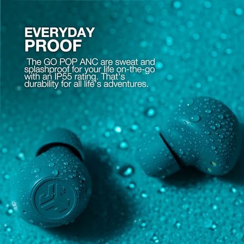 Unleash Unmatched Audio Quality with JLab Go Pop ANC True Wireless Earbuds – Advanced Active Noise Cancelling for Total Immersion, Versatile Dual Connect for Personalized Listening, High-Performance 10 mm Drivers Delivering Rich Sound, Customizable Profiles via JLab App, Ergonomic Design Ensuring All-Day Comfort, Effortless Google Fast Pair Connectivity – Transform Your Listening Journey with Innovative Features and Unrivaled Performance