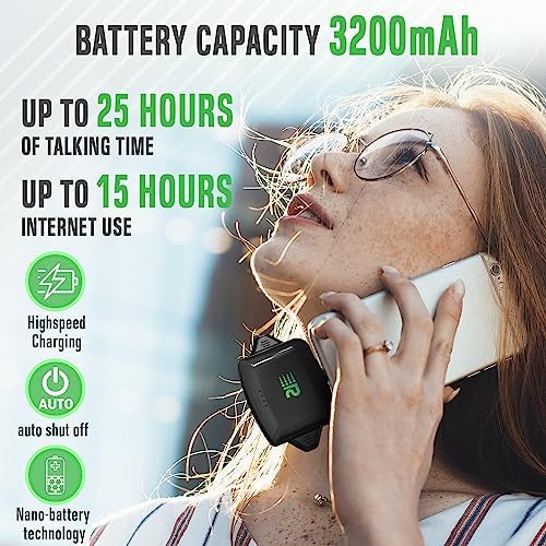Universal COMET 3200 m Ah Portable Power Bank – Fast Charging 2.1 A, Multi-Device Compatibility for i Phone 16/15/14/13, Type C & Micro-USB – Pre-Charged, Charge 3 Devices Simultaneously, Compact Design for On-the-Go Power Solutions