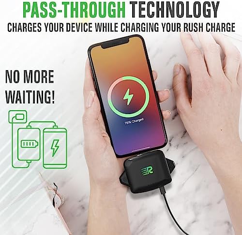 Universal COMET 3200 m Ah Portable Power Bank – Fast Charging 2.1 A, Multi-Device Compatibility for i Phone 16/15/14/13, Type C & Micro-USB – Pre-Charged, Charge 3 Devices Simultaneously, Compact Design for On-the-Go Power Solutions