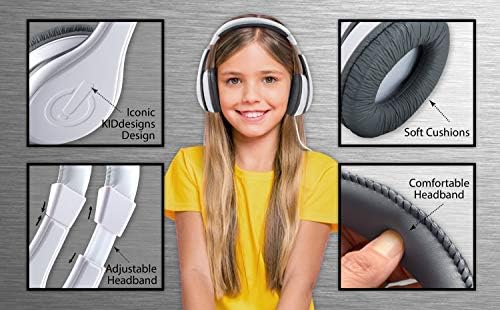 Vibrant Pink Over-Ear Headphones for Kids – Comfortable and Durable Wired Earphones with Safe Volume Control – Tangle-Free Design Ideal for Music, Movies, and Travel Adventures – Perfect Audio Companion for Young Listeners