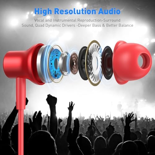 Elevate Your Sound Journey with Ergonomic USB C Noise-Canceling Earbuds – Magnetic In-Ear Headphones Featuring Built-in Microphone for Flawless Compatibility with i Phone 16 e/16 Pro Max, Android, Samsung Galaxy S25, and Pixel 8 – Unmatched Comfort, Exceptional Clarity, and Robust Durability for Everyday Listening Adventures