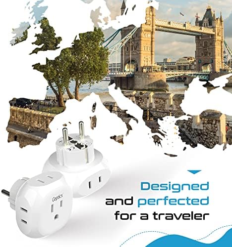 Ultimate Compact Travel Power Adapter for UK & Ireland – Dual USB & USB-C Fast Charger with 3.1 A Output – Type G Plug Converter for Seamless Global Connectivity in Hong Kong, England, Dubai, and Saudi Arabia – Safe, Efficient Design for Smart Travelers