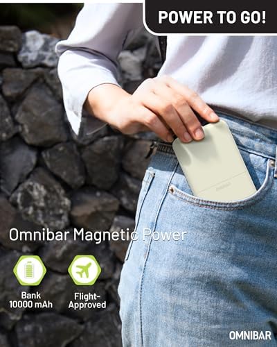 Compact Magnetic Power Bank 10,000 m Ah – Versatile Wireless & USB-C PD 20 W Fast Charger for i Phone 16/15/14 Series – Lightweight, Travel-Friendly Design with Advanced Safety Features for Stress-Free Charging All Day