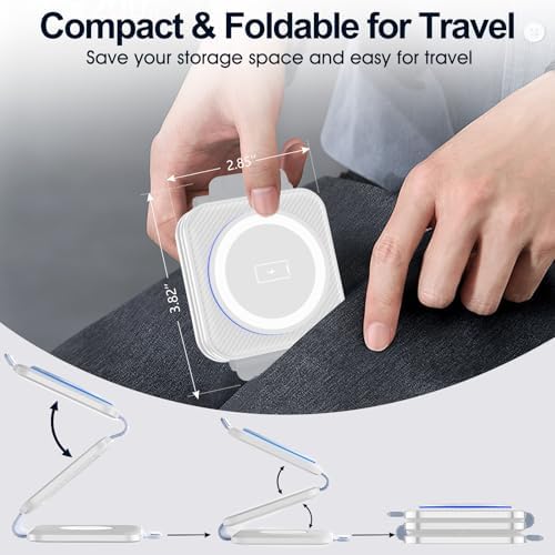 Compact 3-in-1 Foldable Wireless Charging Hub for Samsung Devices – Ultimate Travel Solution for Galaxy S25 Ultra, S24, Z Flip 6/5, Watch 7, and Buds Pro3 – Safe, Sleek, and Efficient Docking Station for All Your Charging Needs – Ideal for Home, Office, and On-the-Go Power Management – Space-Saving Design with Advanced Safety Features – Includes USB Type-C Cable and 18 W Power Adapter – Elevate Your Charging Experience with This Versatile, Multi-Device Station