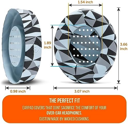 Upgrade Your Beats: WC Sweat Z Studio Earpad Covers for Studio 2 & 3 | Revolutionary Sweatproof Design, Effortlessly Washable, Perfect Fit | Unmatched Protection for Headphones & Enhanced Comfort