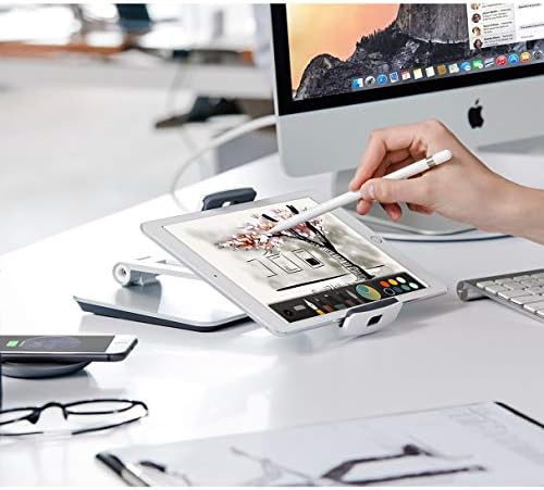 KABCON Adjustable Multi-Angle Aluminum Tablet Stand – Premium Dock for 4”-14” Devices Including i Pad, Samsung Galaxy, and Kindle Fire – Experience Ultimate Comfort with Hands-Free Viewing and Enhanced Productivity