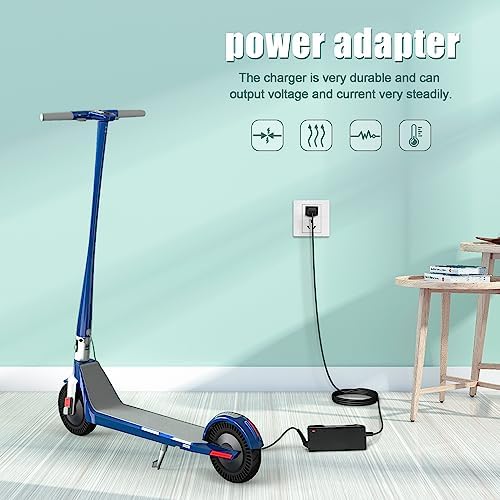 Efficient 33.6 V AC DC Charger for Unagi Model One E350 & E500 Scooters – Lightweight Power Supply with Advanced Compatibility and Safety Features for Optimal Performance
