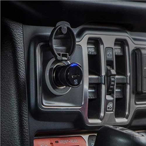 Scosche CPDC203 Power Volt 20 W Fast Car Charger with 3-Foot Adjustable Coiled Cable – Universal USB-C Compatibility, Power Delivery 3.0 for Rapid Charging of Smartphones, Tablets, and More – Compact and Efficient Travel Accessory