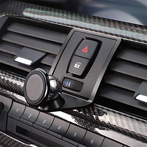 LLKUANG BMW-Specific 360-Degree Magnetic Phone Mount – Premium Car Holder for 3 & 4 Series M3 M4 F30 F31 F32 F33 F34 F36 F80 F82 F83 – Elevate Navigation & Hands-Free Communication with Secure, Stylish Dashboard Integration