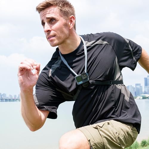 Versatile Magnetic Neck Mount for i Phone & Action Cameras – Hands-Free POV/Vlog Selfie Holder with Adjustable Arms for Ultimate Stability and Comfort – Ideal for Creators on the Go – Perfect for i Phone 16, 15, 14 Series & Android Devices – Capture Stunning Shots Effortlessly