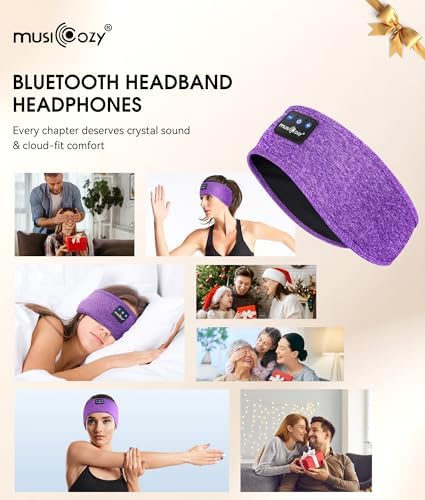 Revolutionary Bluetooth 5.4 Sleep Mask Headphones with Superior HD Sound Quality – Ultimate Comfort Music Headband Perfect for Travel, Yoga, and Running – Exceptional Gift Option for All, Featuring Unmatched Compatibility for an Elevated Listening Experience