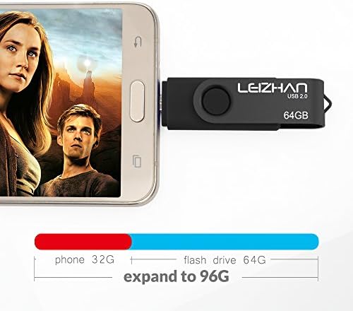 Unlock Ultimate Storage with LEIZHAN 128 GB OTG Flash Drive – Fast USB 2.0 Micro Pendrive for Android Devices, Perfect for Samsung Galaxy, Xiaomi, LG, Sony, One Plus, HTC, and Meizu – Reliable, Portable Memory Solution for Photos, Videos, and Documents
