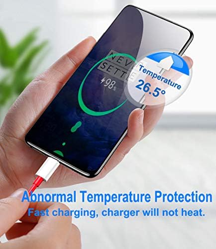 Ultra-Fast Warp Charger: 30 W USB-C Wall Adapter with 3.3 FT Data Cable for One Plus Devices – Unmatched Quick Charging for Models 9, 8 Pro, 7 T, 6, 5 T, 5, 3 T, and 3 – Compact, Durable, and Travel-Friendly Power Solution for Seamless Connectivity and Efficiency
