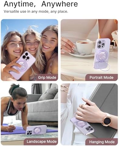 typecase Folding Phone Stand: Foldable Smartphone Holder for Desk – Ultra Thin Adjustable Kickstand – Magnetic Phone Grip Home Desk Accessories Compatible with Phone Tablets – Enhanced Compatibility and Speed