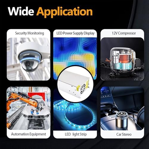 Versatile 24 V 60 W AC to DC Power Supply Adapter – High-Efficiency Converter for CCTV, RVs, LED Lighting, and Pumps – Universal Multi-Voltage Compatibility (110 V/120 V/220 V) for Consistent Performance in All Applications