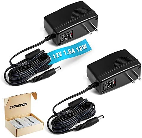 High-Efficiency Chanzon 12 V 1.5 A AC/DC Switching Adapter – 18 W Universal Power Supply for Global Use, Compact and Durable Wall Transformer with Fast Charging Capability for Reliable Device Performance and Enhanced Compatibility
