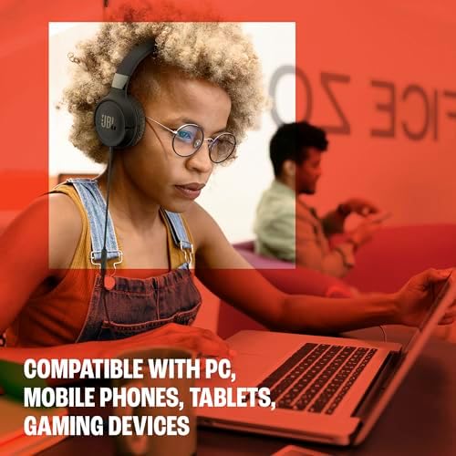 JBL Tune 520 C On-Ear Headphones – USB-C Wired Design with Hi-Res Audio Precision, Enhanced Pure Bass Sound, and Ergonomic Comfort Fit, Complete with 3-Button Remote for Seamless Call and Music Control (Stylish White Finish) – Ideal Choice for Audiophiles and Professionals Seeking Superior Sound Experience