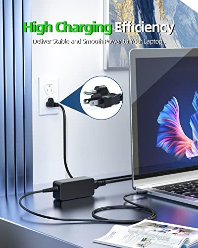 High-Speed 45 W HP Chromebook USB-C Charger – Ultimate Compatibility & Safety with UL Certification for Fast Charging Laptops – 2-Year Warranty & Hassle-Free Returns