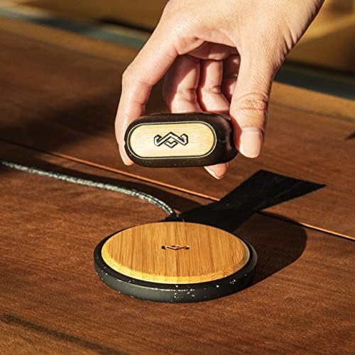 Eco-Friendly Qi Wireless Charging Pad by House of Marley: Fast, Sustainable Power for Your Devices with Enhanced Compatibility and Sleek Design