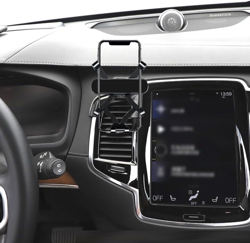 Volvo S90 2017-2024 Premium Phone Holder – Innovative Air Vent Car Mount for Enhanced Navigation & Safety – Effortless Installation with 360-Degree Rotation & Robust Grip for Ultimate Convenience and Style