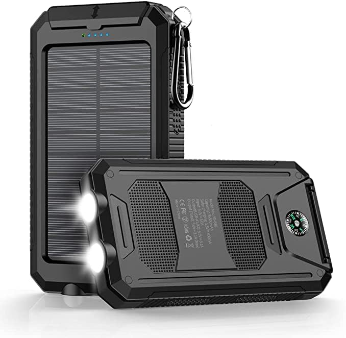 Ultimate 36,800 m Ah Solar-Powered Waterproof Charger – Dual QC 3.0 Fast Charging Power Bank with Built-in Flashlight for Smartphones and Electronics – Reliable Outdoor Companion in Deep Orange – Unmatched Durability for Travel, Camping, and Emergency Use – Enhanced Device Compatibility and Performance