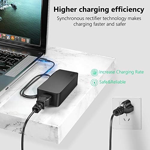 High-Speed 65 W USB-C Laptop Charger for Lenovo Yoga & Think Pad – Universal Compatibility, Fast Charging, and Advanced Safety Features for Home, Office, or Travel Use – Perfect for Yoga 6, 7, 9, Think Pad X1, and More